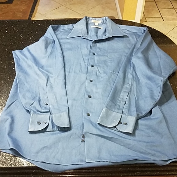 Blue Geoffrey Beene Dress Shirt - Picture 3 of 3